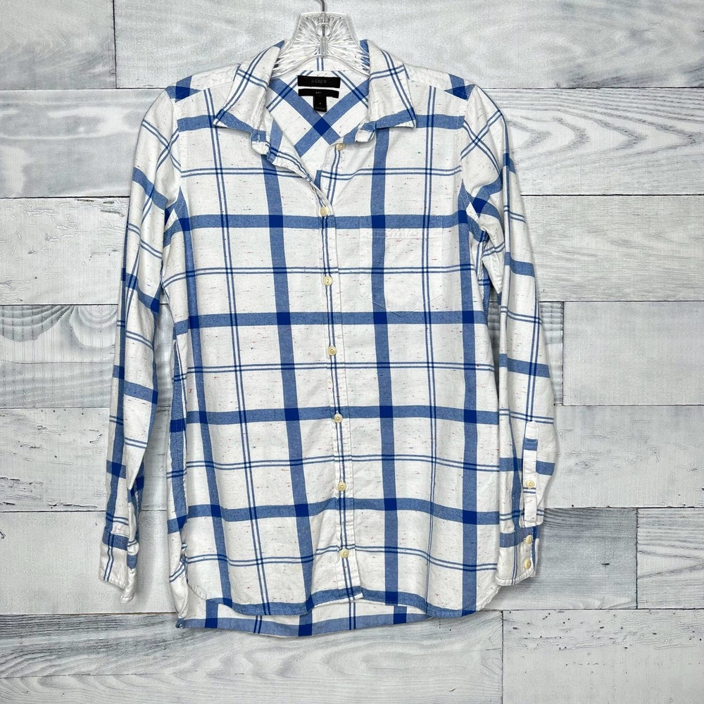 J.Crew Boyshirt in Confetti Plaid - Picture 3 of 8